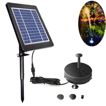 

LED Lighting Solar Floating Fountain Outdoor Garden Landscape Decor Pool Pond Solar Water Fountain Pump Bird Bath Decoration
