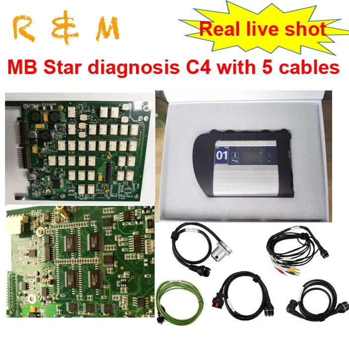 Инструмент для диагностики звезд компактный 4 MB star C4 sd соединение с новейшим программным обеспечением vediamo DTS для Dell D630 ноутбук для Mercede автомобиля/грузовика