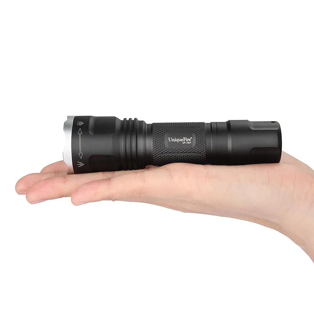 UniqueFire 1507 мини 850NM ИК-фонарик 20 мм выпуклая линза фонарь с регулируемым светом Инфракрасный Световой факел для охоты на открытом воздухе