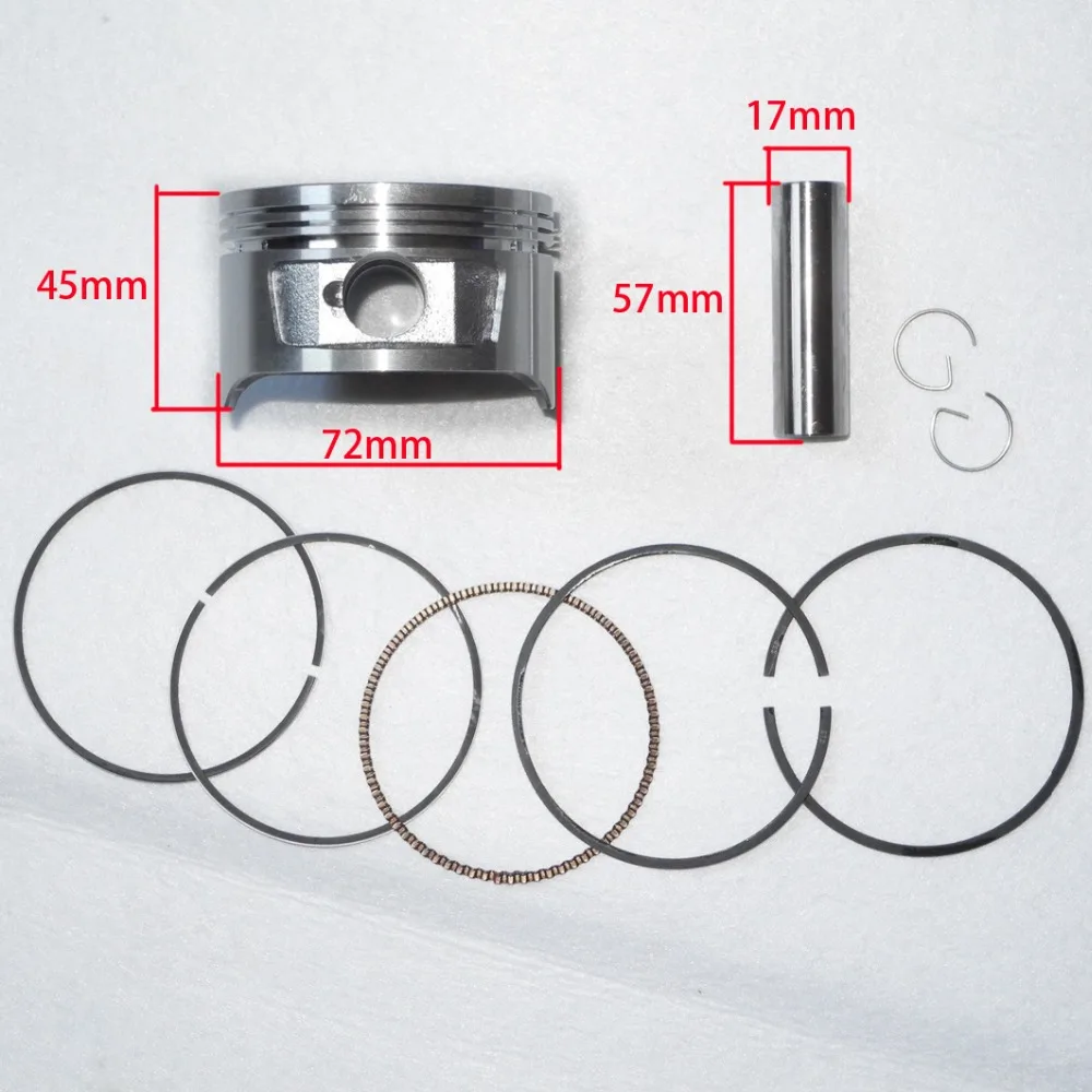 

72mm CF250CC piston kit for CH250,CF250,Kazuma,Jonway 250cc ATV and Scooter