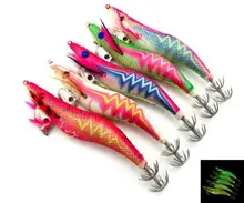 Fishing Lure Fake Shrimp Squid Jig Wood Bait Hard Bait Fishing Wobbler Artificial Lure jigging Lure Octopus Bait with sound 7pcs fishing squid hook 10cm 10g wood shrimp artificial lure glow jigging octopus bait luminous squid jig trout lure