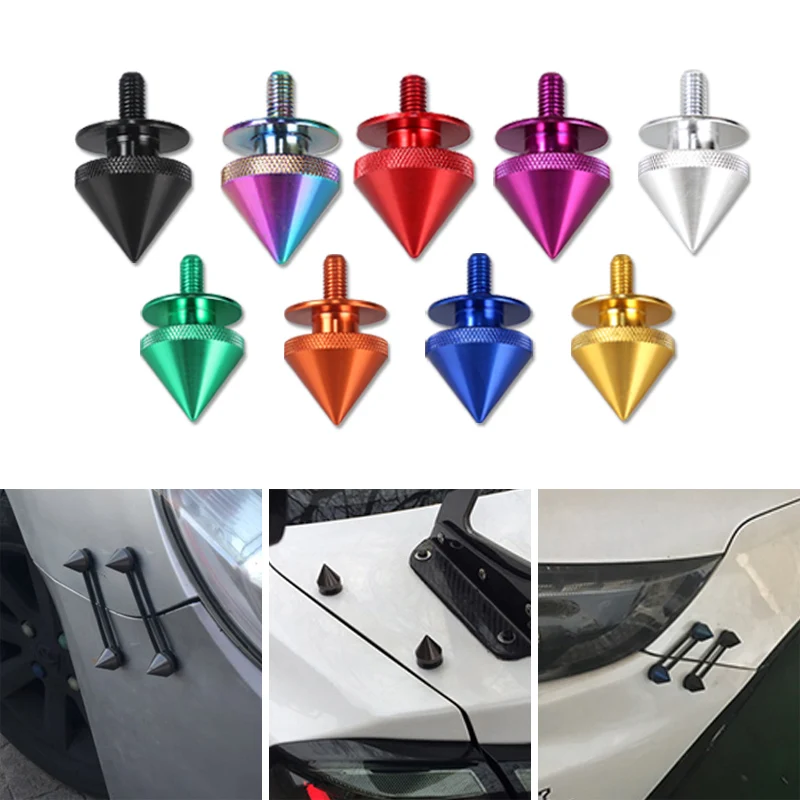 

Universal Red Spike Quick Release Fasteners for Car Bumper Trunk Hatch Lids Aluminum Release Attachment Fastener r30