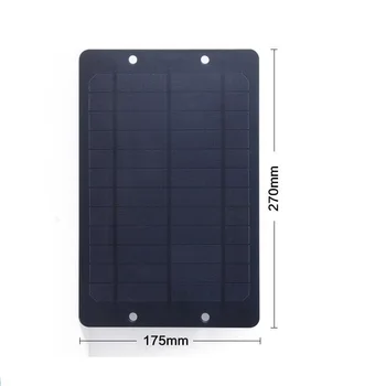 

BUHESHUI Universal 6V 6W Monocrystalline Solar Cell With Junction Box For Bike Share DC System Public Rental Bicycle Solar Panel