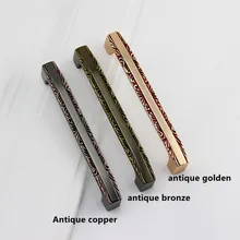 96mm 128mm europen vintage style furniture handle antique golden kitchen cabinet dresser door handle antique bronze drawer pull