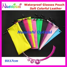 50 шт. много свежих цветов Смешанные Водонепроницаемые кожаные солнцезащитные очки мягкий чехол сумка CP027