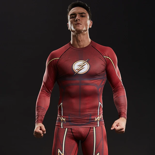 Koszulka Termofunkcyjna z Długim Rękawem - The Flash - obrazek 2