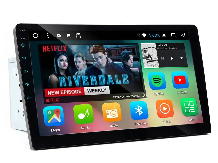 Perfect 10.1" Octa Core 2GB RAM 32GB ROM Android 7.1 Nougat OS Double Din Car Navigation GPS 2 Din Car Multimedia Two Din Car Radio 1