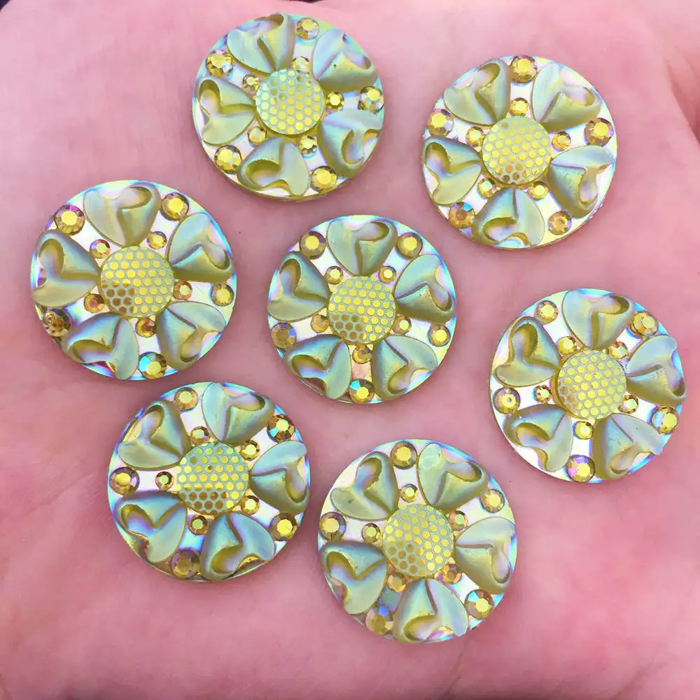 10 шт. круглые пуговицы с плоской задней поверхностью 20 мм|wedding button|rhinestone wedding