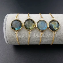 WT-B343 натуральный высококачественный браслет из Лабрадорита уникальная круговая резьба по лабрадориту 16 мм