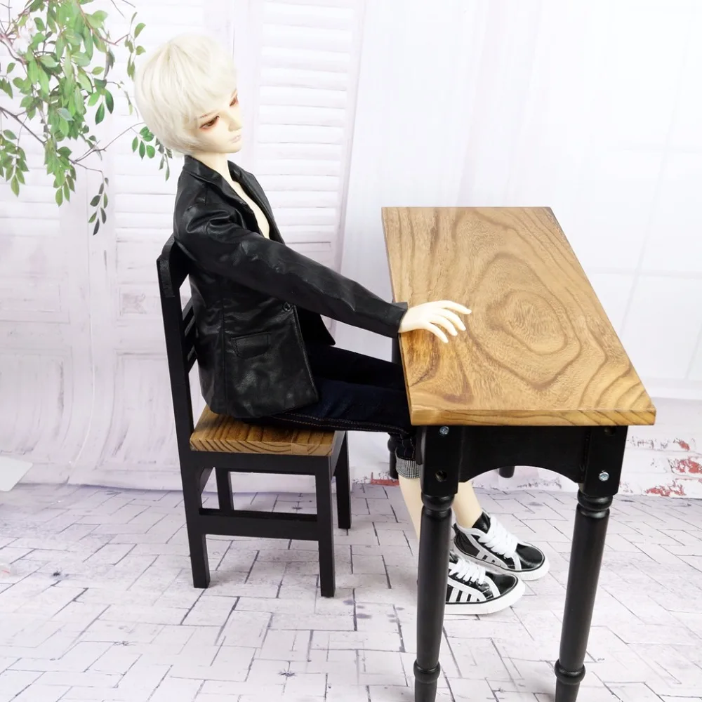 BJD мини мебель деревянный класс стул и стол для 1/3 2" 60 см 1/4 17" высокий BJD Кукла SD MSD DK DZ AOD DD кукла useHEDUOEP