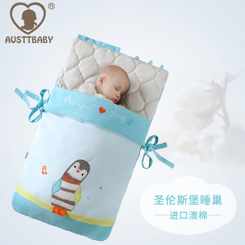 Austtbaby/спальный мешок для малышей; сезон осень-зима; детские одеяла с защитой от Типи