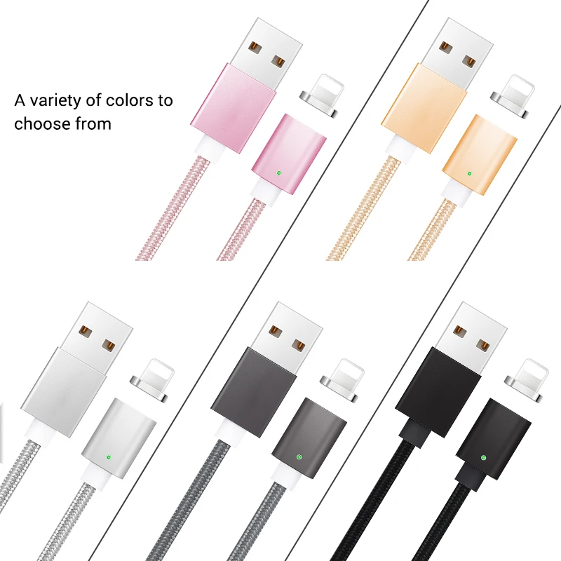 Sindvor 1 м светодиодный магнитный кабель с нейлоновой оплеткой Micro USB кабель USB C Type C кабель Type-C Магнитный зарядный кабель для iPhone X Xs Max