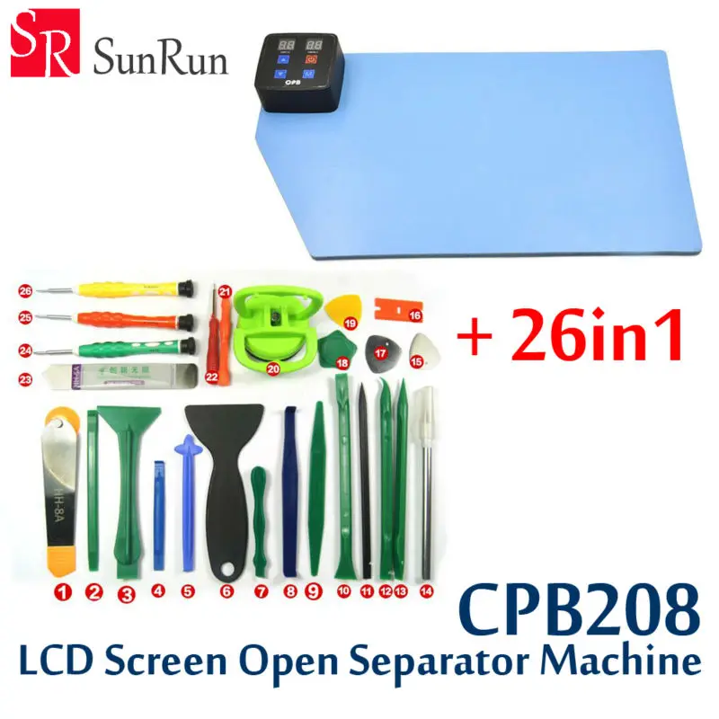 

26-in-1 Version of CPB LCD Screen Open Separate Machine Repair Tool Separator for Iphone Samsung Mobile Phone Ipad Tablet