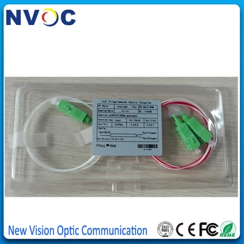 

8Pcs/Lot,30/70,SM,Dual Window,1490/1550,0.9mm,1M,SC/APC,1*2,1X2 Mini Steel Tube FBT Fiber Coupler