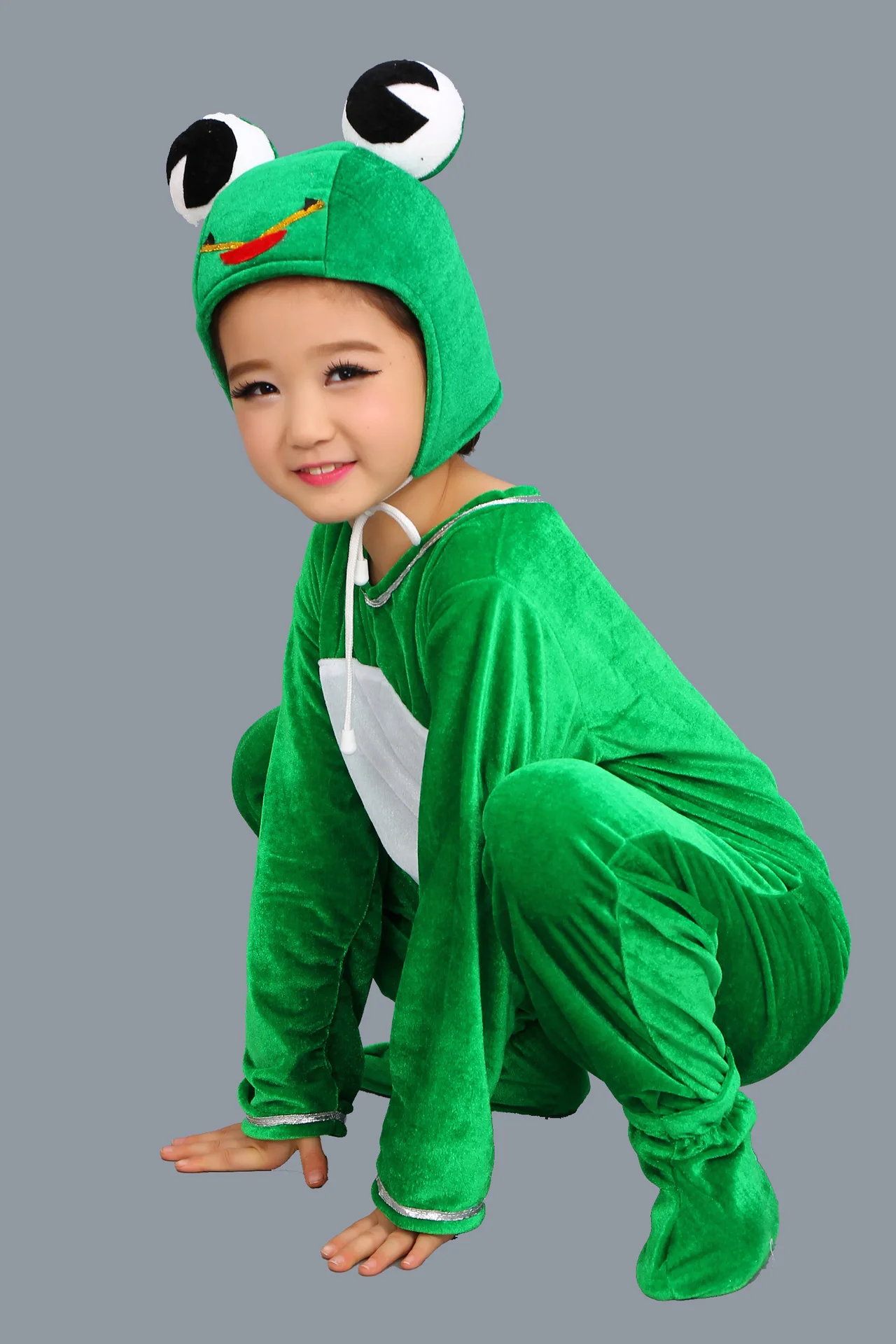 Children Kids Choir Students Performance Animal Costume Cosplay Frog Halloween Animals Jumpsuit Performance for Boy Girl Purim Children Kids Choir Students Performance Animal Costume Cosplay Frog Halloween Animals Jumpsuit Performance for Boy Girl Purim