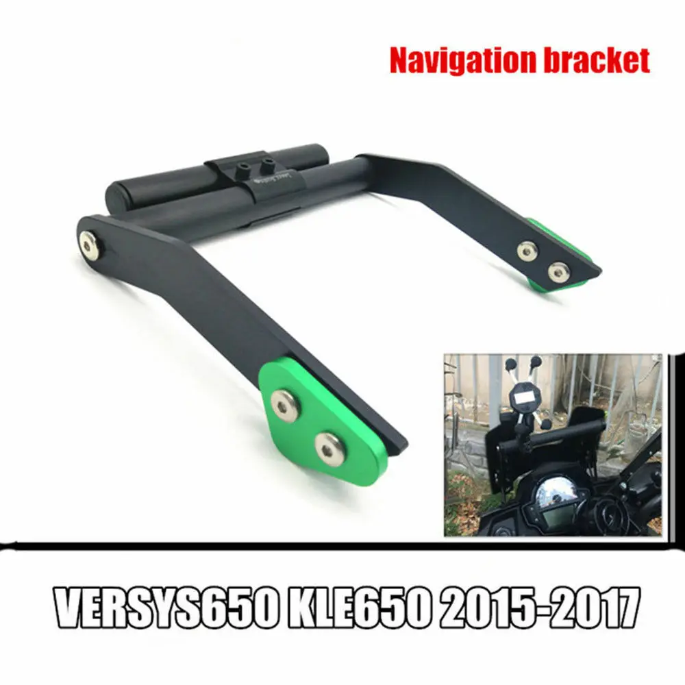Мотоцикл модифицированный gps навигационный кронштейн для KAWASAKI VERSYS 650 KLE VERSYS650 KLE650