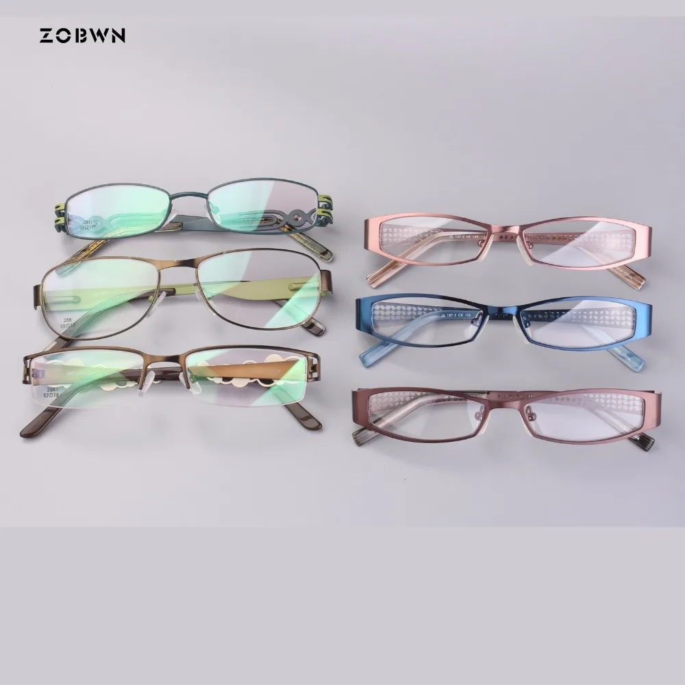 Gläser Brillen Mode Für Myopie Rahmen Großhandel Schild Kleine Frauen Metall Optische Lesebrille 4xBqYx