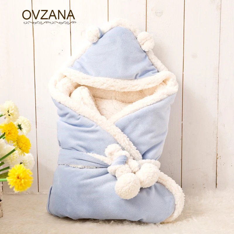 Buy Autumn Winter Thicken Baby swaddle blanket warm