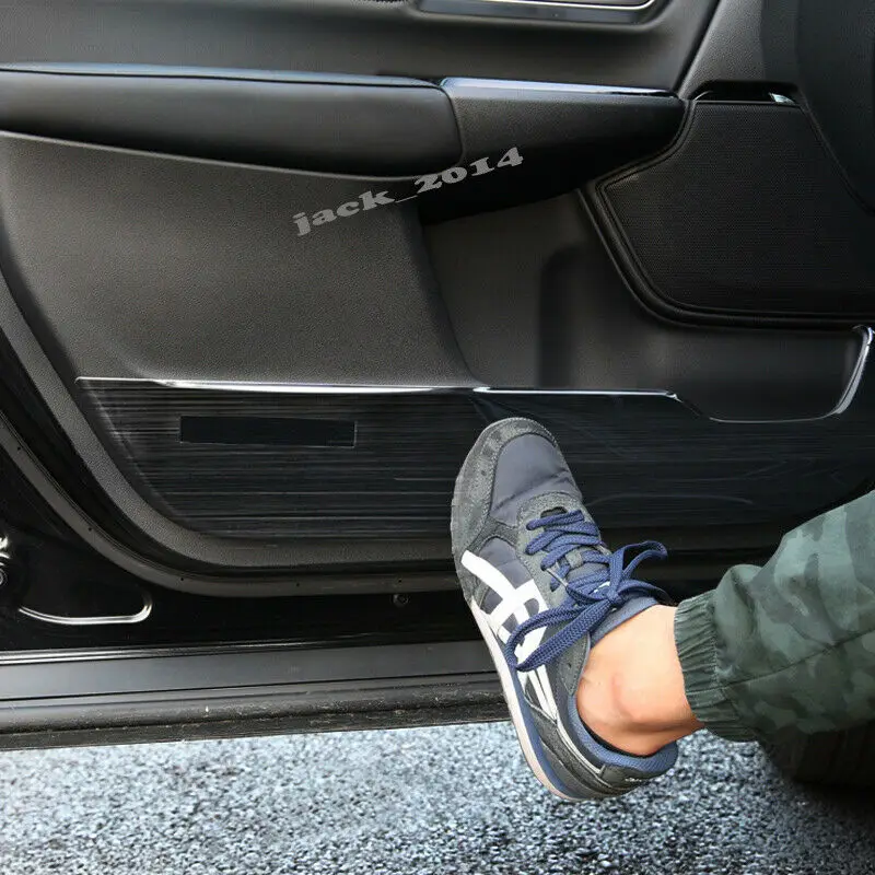 Черный титановый боковой дверной коврик Защитная крышка для Honda CRV/
