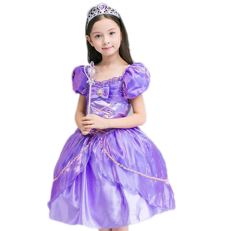 Role play Party New Year Dress Children Clothing Purple ...