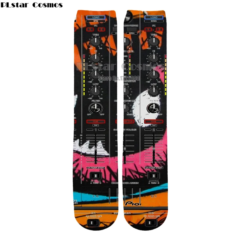  PLstar Cosmos New Arrive Autumn Winter Women Men Socks DJ Keyboard 3d Print Socks High Quality Ankl