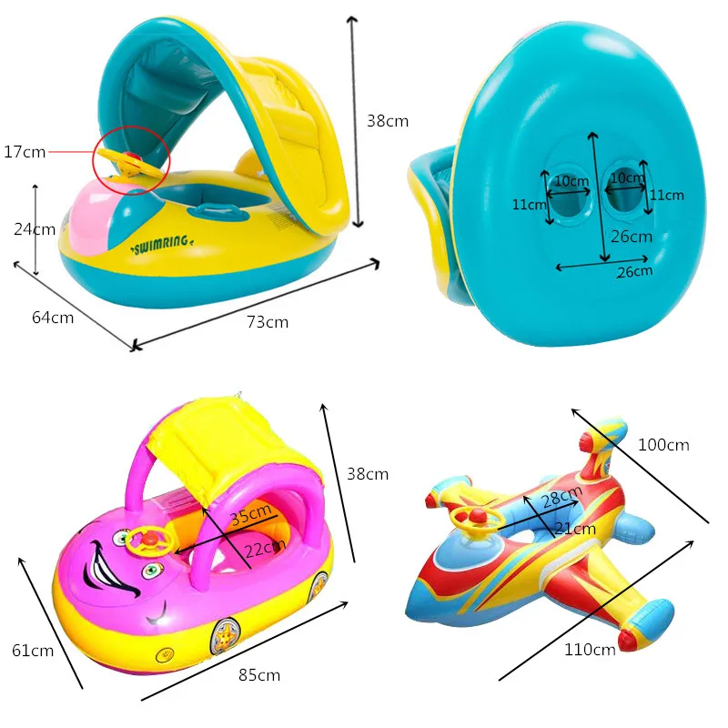 Надувная Детская лодка плавательный ming кольцо детский бассейн аксессуары Автомобильные надувные изделия для плавания игровой бассейн воды игрушки спасательный круг для плавания с сидением лодка спорт