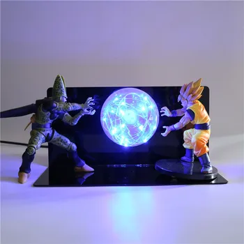 

Dragon Ball Z Super Bedroom Action Figures Lamp Baby DIY LED Night Light Kids Toys Creative Anime Model for Children Lights