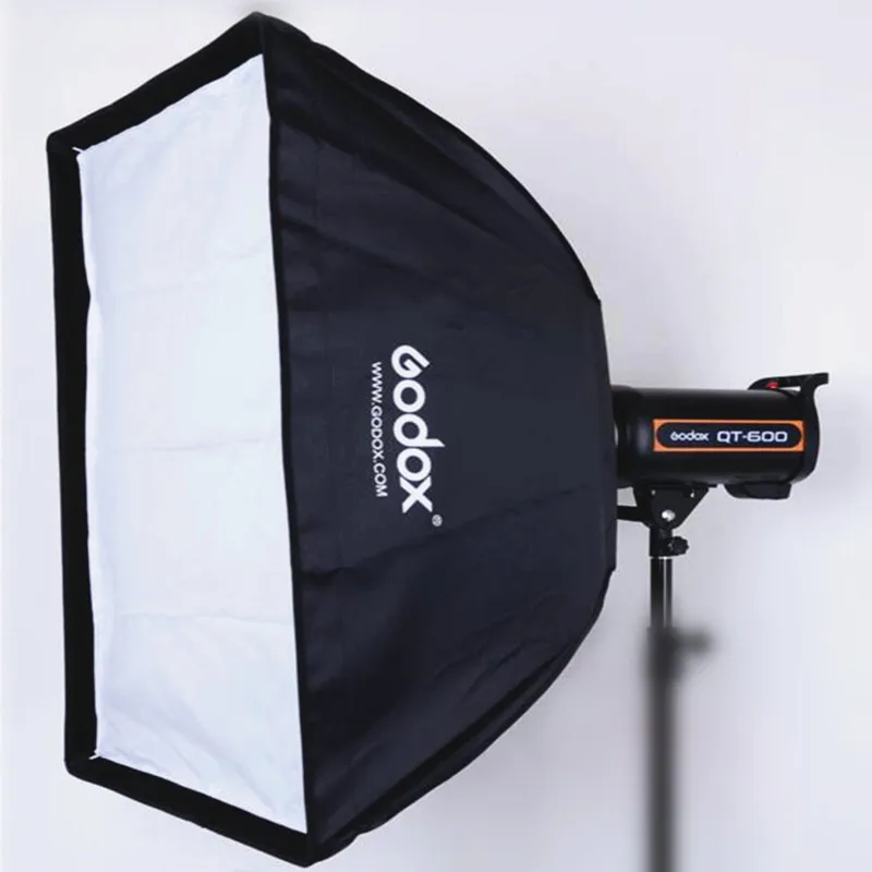Godox 60x90 см Прямоугольный софтбокс для фотостудии с зонтиком и калибром Bowens