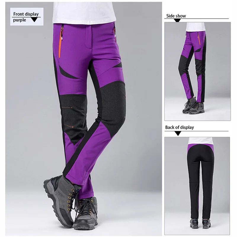Iemuh marca mujeres senderismo esquí Pesca trekking escalada impermeable Pantalones montañismo camping Windstopper deportes Pantalones