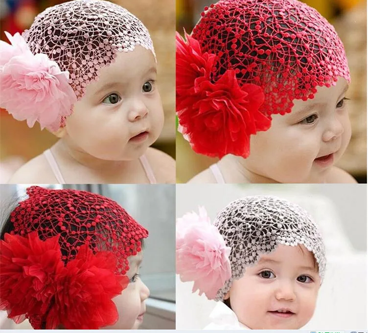 10pcs/lot 2018 New Korean Hair Accessories Child Two Flower Bud Silk