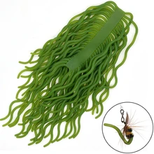 Fly Fishing Squirmy Wormy Material 60 Legs 11 Colors Ultra Soft Silicone Worm Body Tying Materials San Juan Worm Artificial Lure Fly Fishing Squirmy Wormy Material 60 Legs 11 Colors Ultra Soft Silicone Worm Body Tying Materials San Juan Worm Artificial Lure