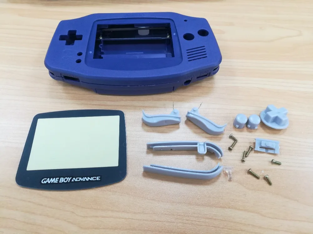 Replacement full housing shell case cover for Gameboy Advance for GBA Console Shell with buttons and screws