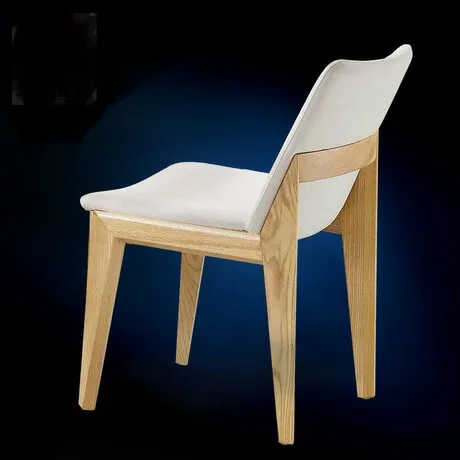 Стулья для кафе мебель из массива дерева+ хлопок ткань кофе стул обеденный кресло-шезлонг nordic мебель минималистский современный
