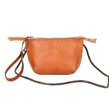 Натуральная воловья натуральная кожа женские сумки-мессенджеры маленькие сумки на плечо клатч через плечо однотонные Красные Коричневые