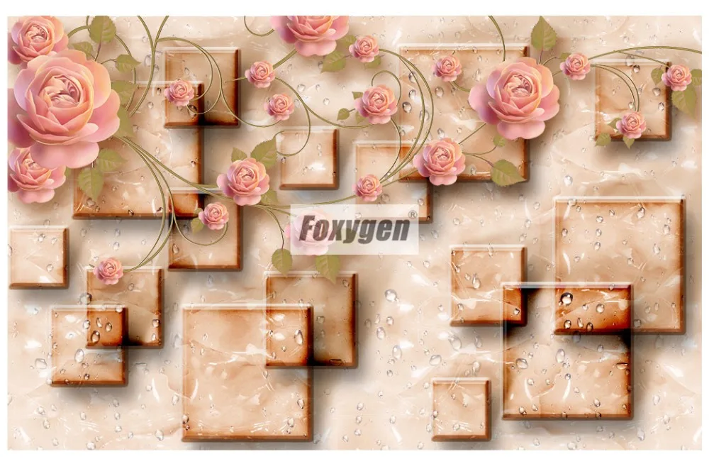 Customzied NON-WOVEN Wallpaper mural with kinds of nice 3D flowers animalsForest abstract landscapes cities designs designs and patterns  (204)