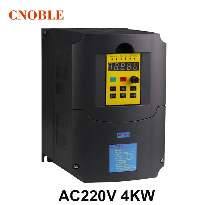 

380V VFD 4kw Frequency inverter/converter 220V input 380v output 400HZ Engraving machine uuivertor special for spindle motor