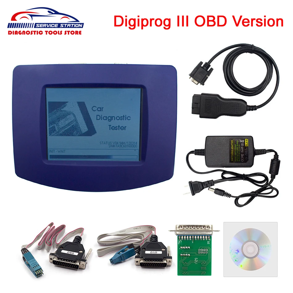 DIGIPROG III OBD версия V4.94 одометр коррекция DIGIPROG 3 ST01 ST04 кабель Регулировка пробега сброс DIGIPROG 3