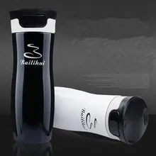 Leicht Zu Trinken Auto Cup 500 ml Edelstahl Saugnapf Tragbare Thermosbecher Wasser Thermische Flasche Thermocup Kostenloser Versand