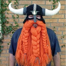 Большие рога все ручной Bull моделирование стиль Викинг теплые шапки, Обёрточная бумага головы подходит для охоты