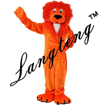 

Orange Lion mascot costumes for adults christmas Halloween Outfit Free Shipping high quality2019New