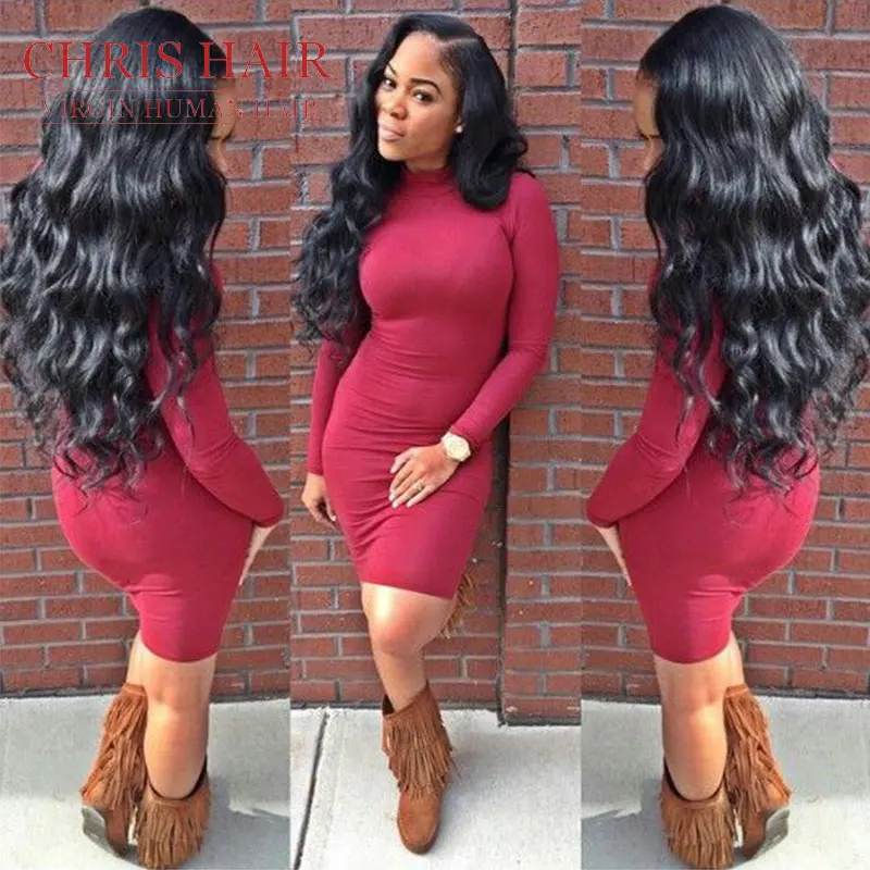 

brazilian virgin hair body wave 10pcs 8a grade virgin human hair 8-30 inch color #1b wholesale price cheap human hair extensions