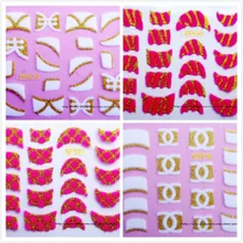 Новые модные 3D бархатные накладки для дизайна ногтей, 48 дизайнов, бархатные наклейки для дизайна ногтей, красивые наклейки, наклейки 1000pks/Лот, отправка ems