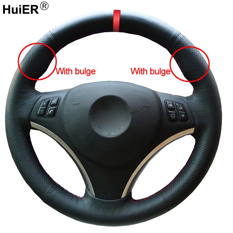 HuiER Ручное шитье яркий красный маркер для BMW E90 320i 325i 330i 335i E87 120i 130i 120d удобный