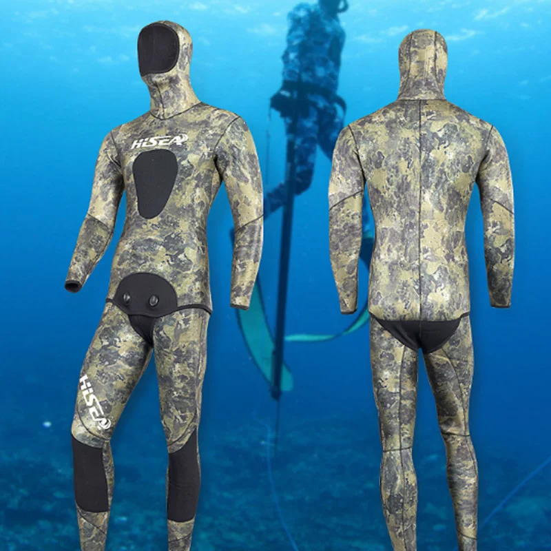 

3.5mm Neoprene Wetsuit Men Spearfishing Surfing Scuba De Mergulho Wetsuits Swimming Warm Smoothskin Diving Wetsuits for Men