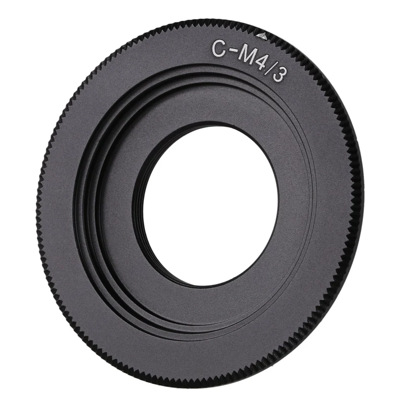 

Black C Mount Lens For Micro 4/3 Adapter E-P1 E-P2 E-P3 G1 GF1 GH1 G2 GF2 GH2 G3 GF3 C-M4/3