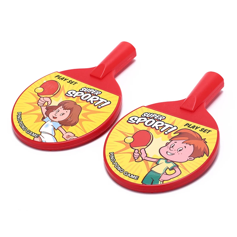 1 пара, детский спортивный топ для детей, лучший рекомендуемый новинка, Детский двойной пластиковый настольный теннис пинг-понг, ракетка