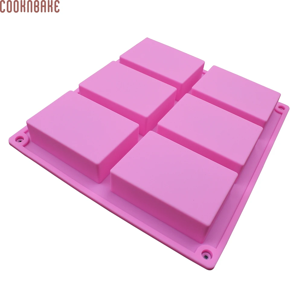 COOKNBAKE сделай сам силиконовая форма для мыла ручной работы с 6 отверстиями
