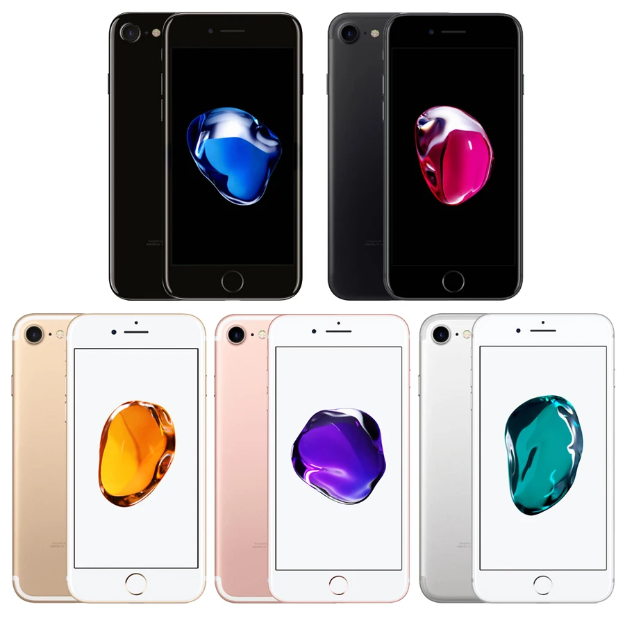 unlocked original used Apple iPhone 7 iphone7 2GB RAM 32/128 / 256GB ROM 4.7\
