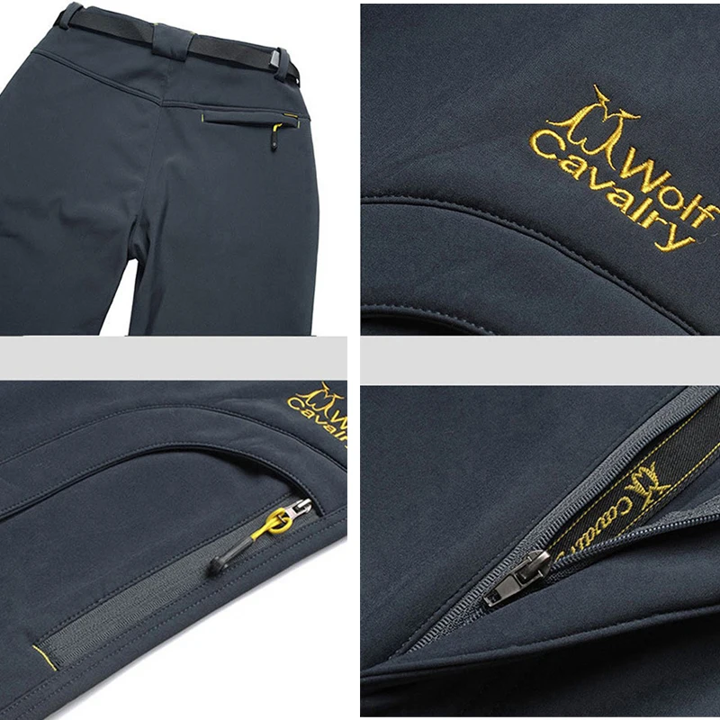 Aufdiazy hombres Softshell pantalones de senderismo de invierno otoño impermeable a prueba de viento deportes al aire libre Camping senderismo pesca pantalones JM029 Aufdiazy hombres Softshell pantalones de senderismo de invierno otoño impermeable a prueba de viento deportes al aire libre Camping senderismo pesca pantalones JM029