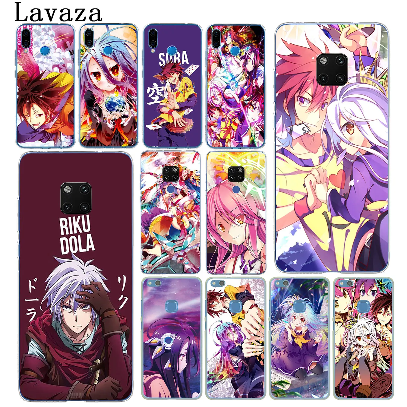 Жесткий чехол для телефона Lavaza No Game NO life аниме Huawei Mate 30 20 Pro 10 Lite Y6 Prime Nova 5I 4 3i 3 2i 2